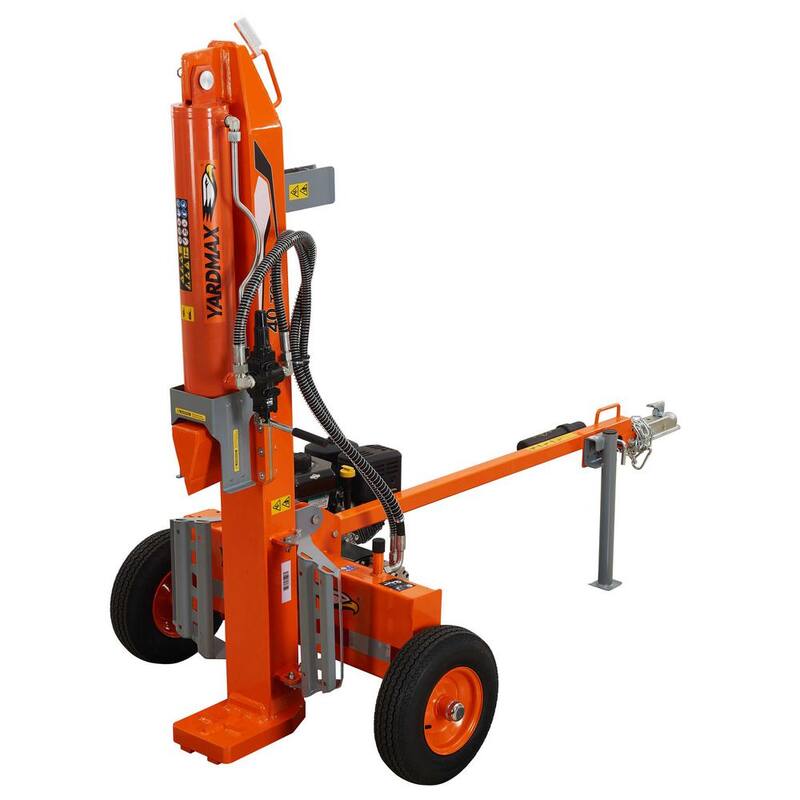 YARDMAX YU4066 40 Ton 306cc Gas 2-Way Full Beam Briggs and Stratton Engine XR1450 Log Splitter - YU4066