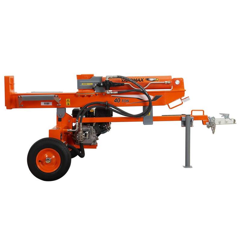 YARDMAX YU4066 40 Ton 306cc Gas 2-Way Full Beam Briggs and Stratton Engine XR1450 Log Splitter - YU4066