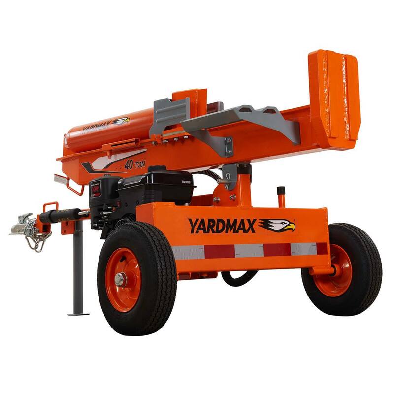 YARDMAX YU4066 40 Ton 306cc Gas 2-Way Full Beam Briggs and Stratton Engine XR1450 Log Splitter - YU4066