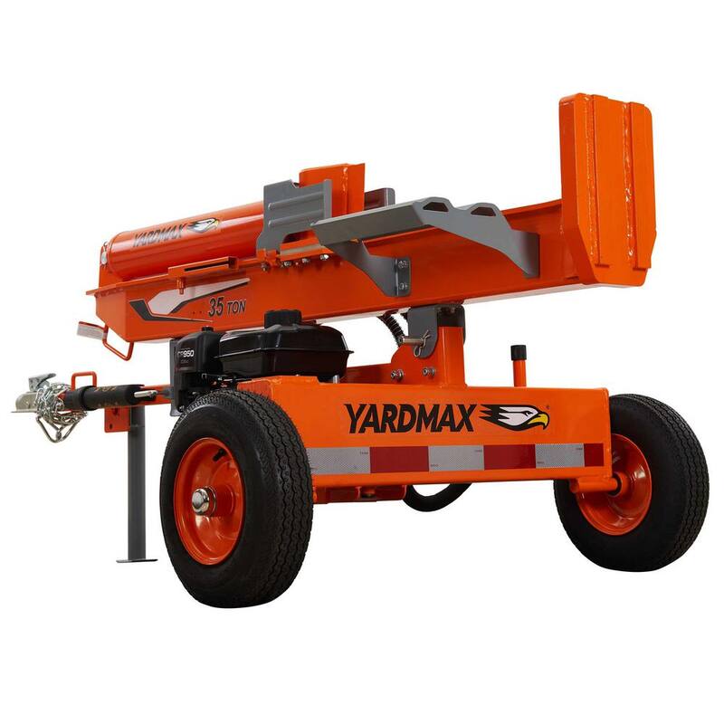 YARDMAX YU3666 35 Ton 208 cc Gas 2 way Full Beam Briggs Stratton Engine CR950 Log Splitter - YU3666