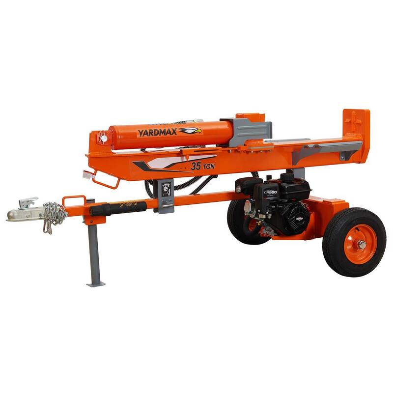 YARDMAX YU3666 35 Ton 208 cc Gas 2 way Full Beam Briggs Stratton Engine CR950 Log Splitter - YU3666
