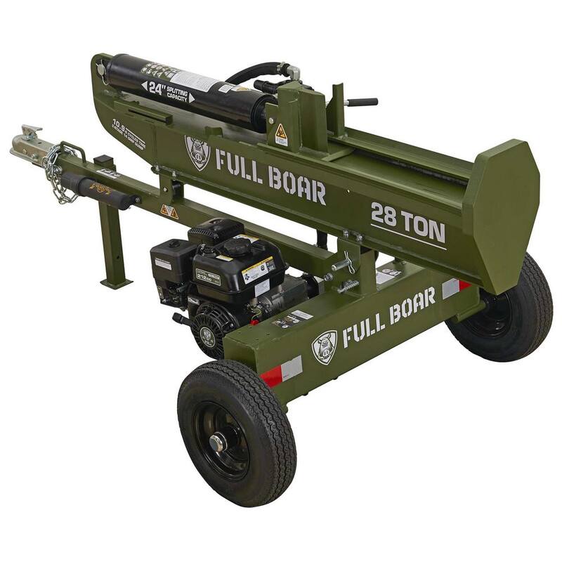 FULL BOAR H6028FB 28 Ton 212 cc Gas Log Splitter (49 State) - H6028FB