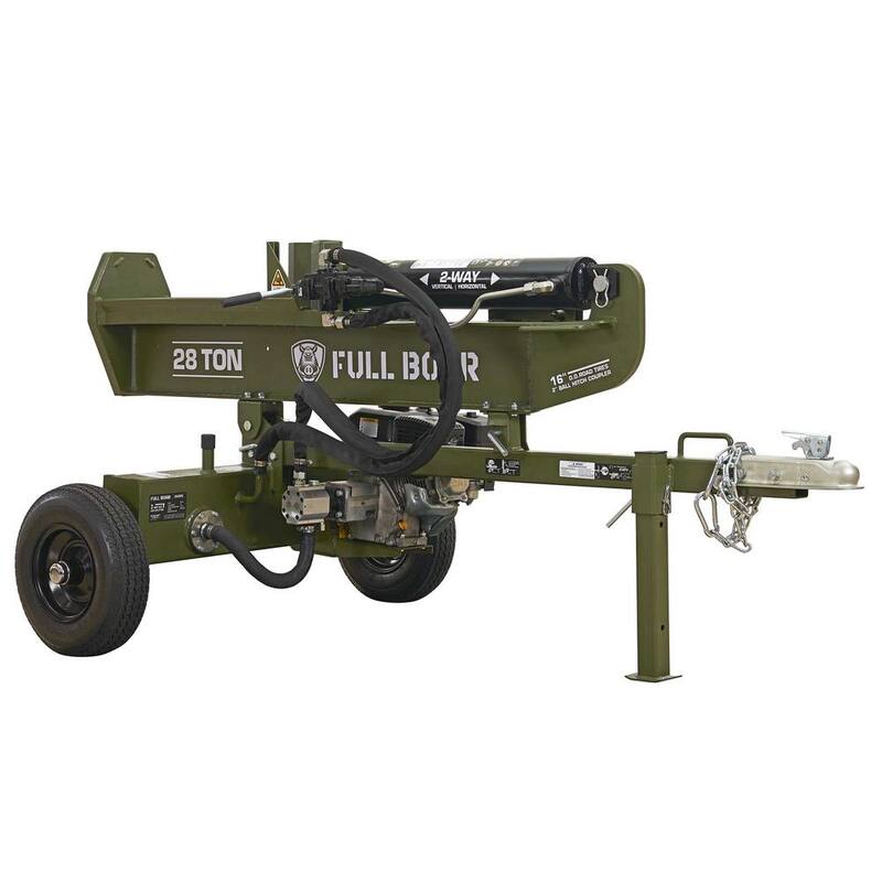 FULL BOAR H6028FB 28 Ton 212 cc Gas Log Splitter (49 State) - H6028FB
