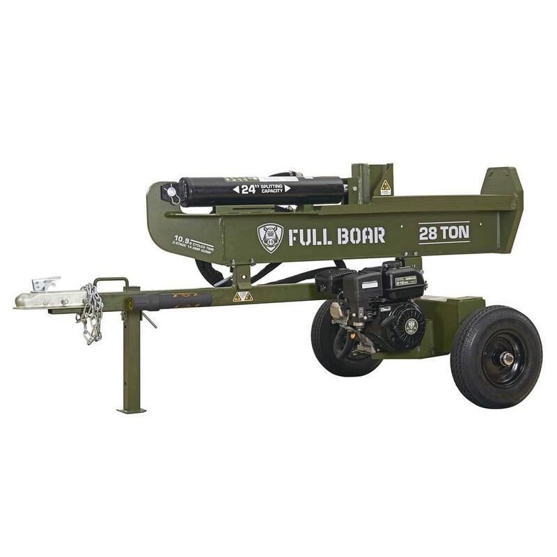 FULL BOAR H6028FB 28 Ton 212 cc Gas Log Splitter (49 State) - H6028FB