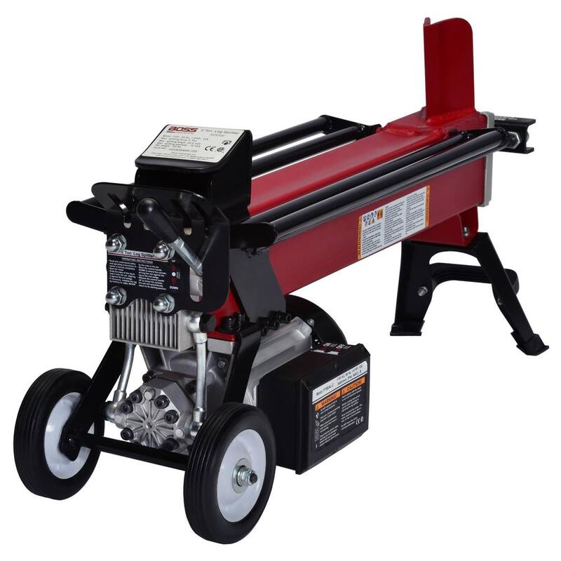 Boss Industrial 5-Ton 12 Amp Horizontal Electric Log Splitter - EC5T20