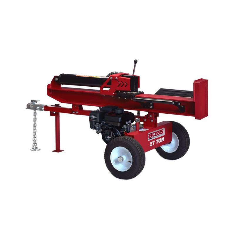 Boss Industrial 27-Ton 208cc Horizontal/Vertical Gas Log Splitter - WD27T