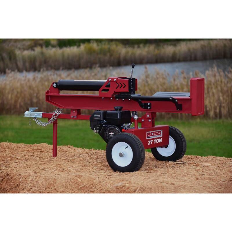 Boss Industrial 27-Ton 208cc Horizontal/Vertical Gas Log Splitter - WD27T