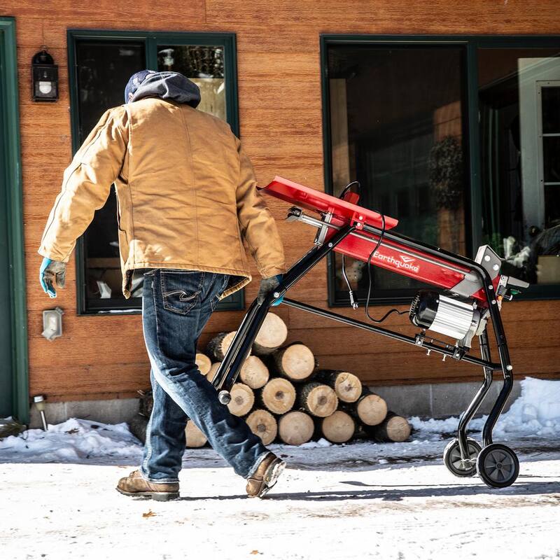 Earthquake 120-Volt 5-Ton 15 Amp Electric Log Splitter with Stand - 32229