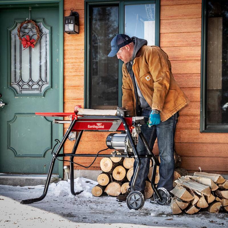Earthquake 120-Volt 5-Ton 15 Amp Electric Log Splitter with Stand - 32229