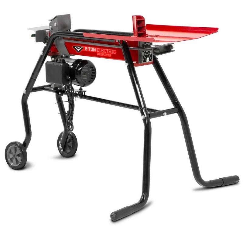 Earthquake 120-Volt 5-Ton 15 Amp Electric Log Splitter with Stand - 32229