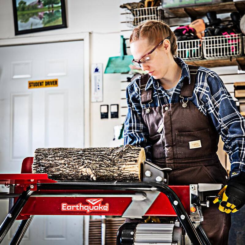 Earthquake 120-Volt 5-Ton 15 Amp Electric Log Splitter with Stand - 32229