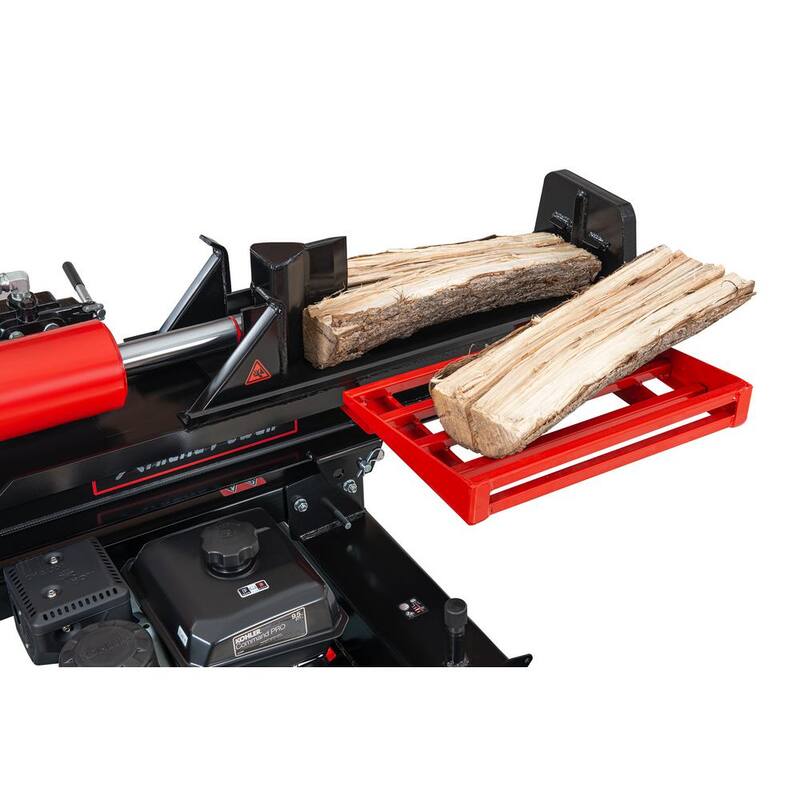 XtremepowerUS 9.5HP 37-Ton Engine Displacement in 277 cc Gas Dual Position Log Splitter with Auto Return Gas - 65070