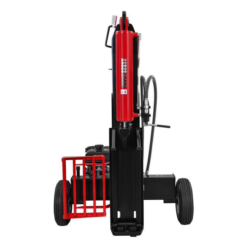 XtremepowerUS 9.5HP 37-Ton Engine Displacement in 277 cc Gas Dual Position Log Splitter with Auto Return Gas - 65070