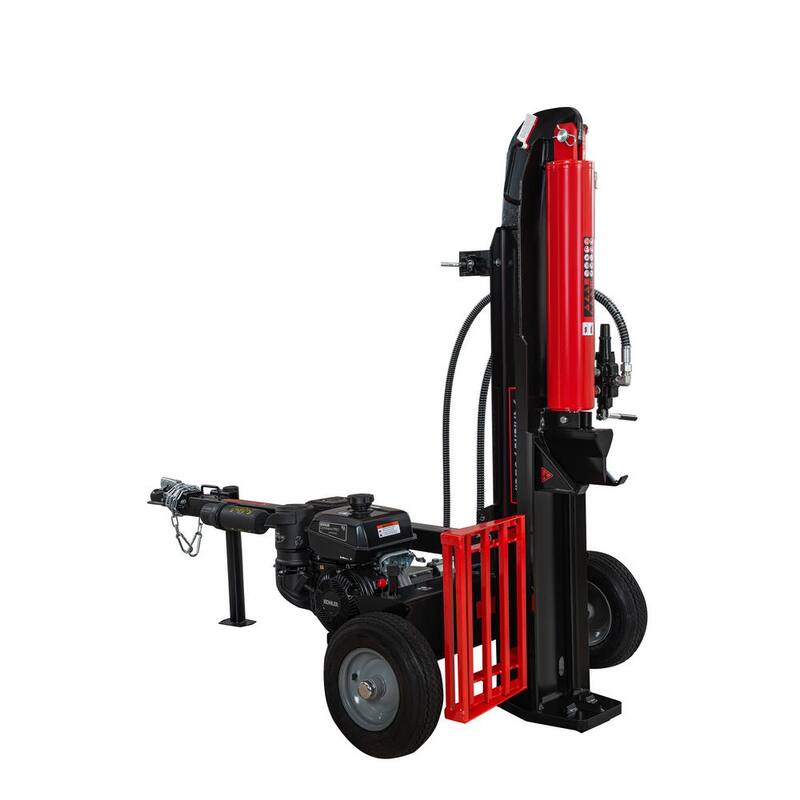 XtremepowerUS 9.5HP 37-Ton Engine Displacement in 277 cc Gas Dual Position Log Splitter with Auto Return Gas - 65070