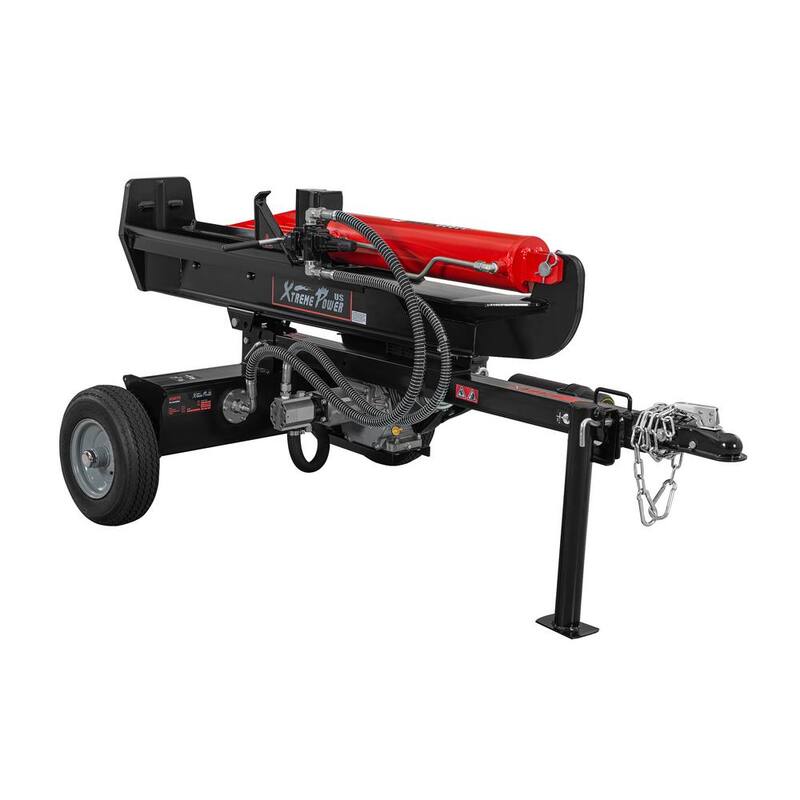 XtremepowerUS 9.5HP 37-Ton Engine Displacement in 277 cc Gas Dual Position Log Splitter with Auto Return Gas - 65070