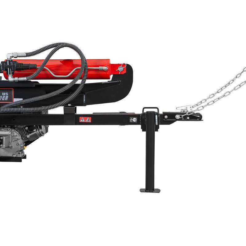 XtremepowerUS 9.5HP 37-Ton Engine Displacement in 277 cc Gas Dual Position Log Splitter with Auto Return Gas - 65070