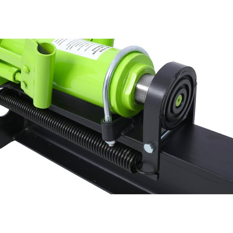 Huluwat 10-Ton Hydraulic Manual Wood Cutter Unit Log Splitter with Built -In Wheels, 0 cc Gas - S-132585