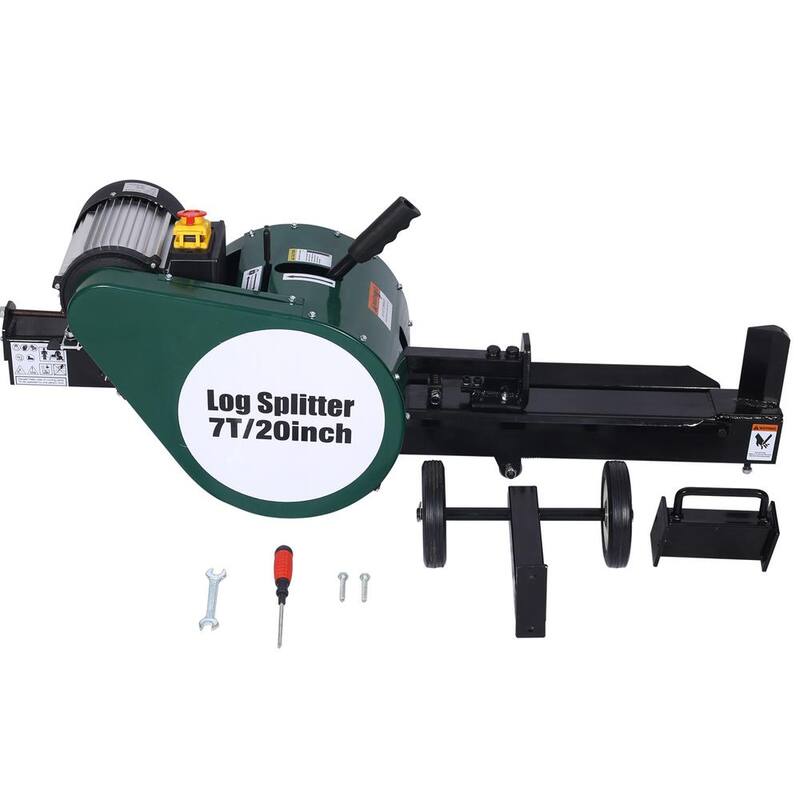 Cesicia 7-Ton 16 Amp 68cc Gas Portable Electric Log Splitter - W-ZCS-46