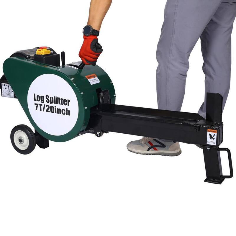 Cesicia 7-Ton 16 Amp 68cc Gas Portable Electric Log Splitter - W-ZCS-46