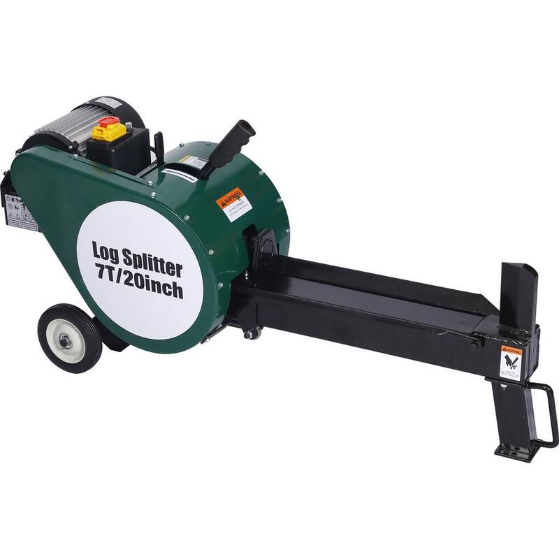 Cesicia 7-Ton 16 Amp 68cc Gas Portable Electric Log Splitter - W-ZCS-46