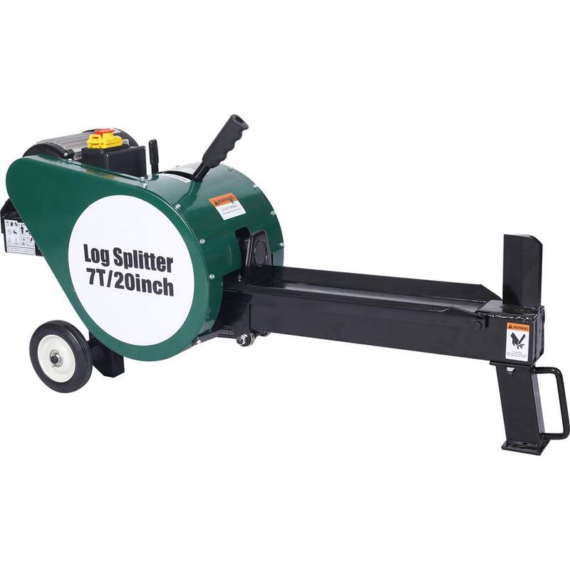 Cesicia 7-Ton 16 Amp 68cc Gas Portable Electric Log Splitter - W-ZCS-46