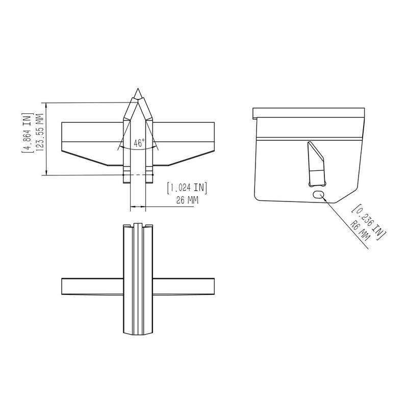 Boss Industrial Log Splitters Cross Wedge for GB Series Gas Log Splitter (4-Way) - CW-G