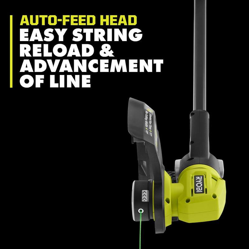 RYOBI ONE+ 18V 13 in. Cordless Battery String Trimmer/Edger (Tool Only) - P20018BTL