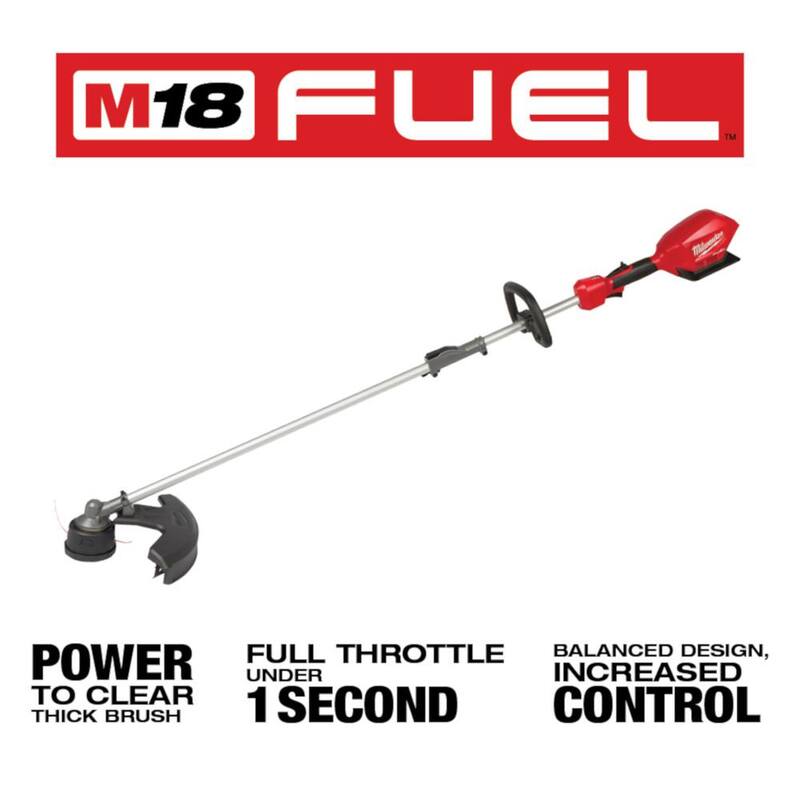 Milwaukee M18 FUEL 18V Lithium-Ion Cordless Brushless String Grass Trimmer with Attachment Capability (Tool-Only) - 2825-20ST