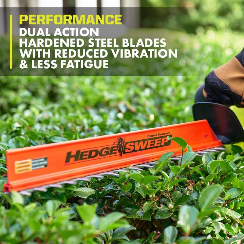 RYOBI 40V 24 in. Cordless Battery Hedge Trimmer with 2.0 Ah Battery and Charger - RY40HG01K