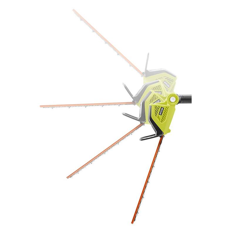 RYOBI 40V 18 in. Cordless Battery Pole Hedge Trimmer with 2.0 Ah Battery and Charger - RY40630