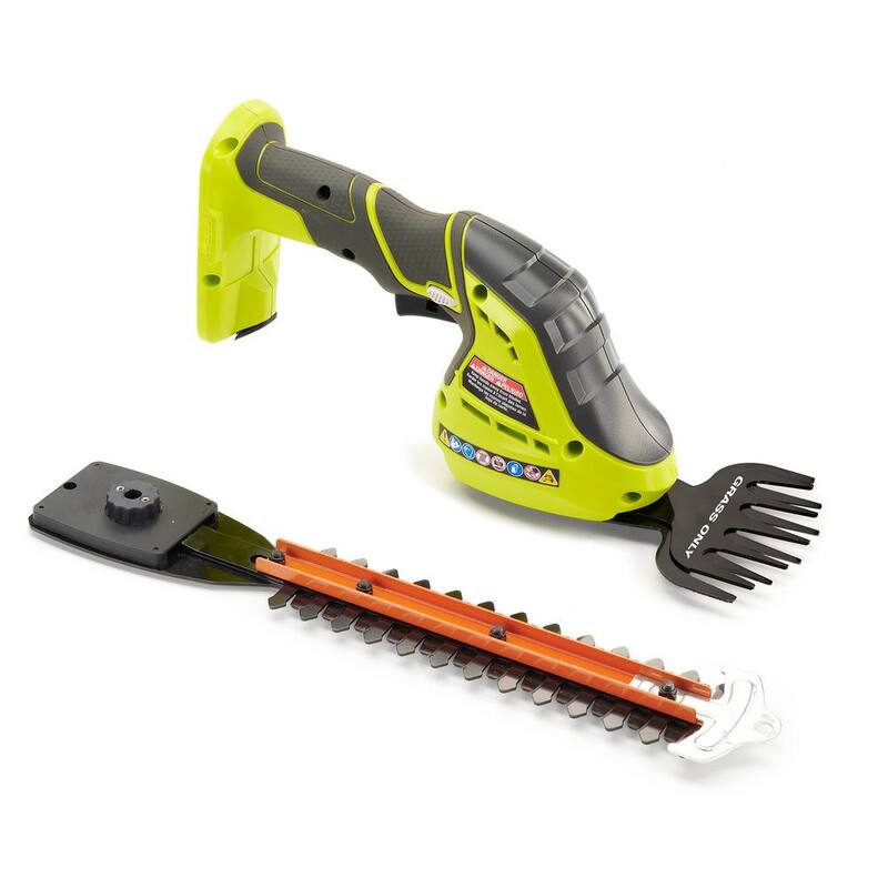 RYOBI ONE+ 18V Cordless Grass Shear and Shrubber Trimmer (Tool Only) - P2908BTL