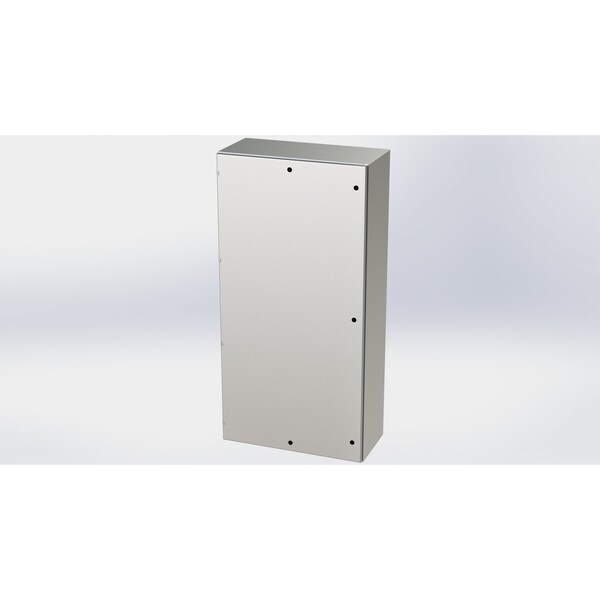 Saginaw Control & Engineering 304 Stainless Steel Electrical Enclosures, 72 in H, 16 in D, 36 in W, NEMA 3R, 4, 4X, 12, 13 - SCE-72EL3616SSLP