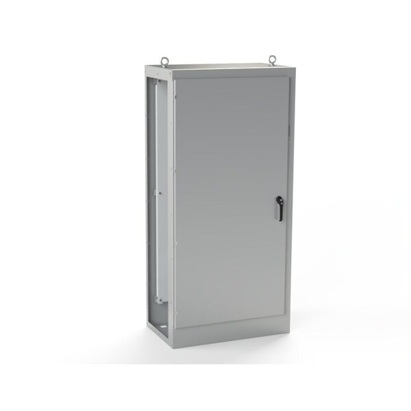 Saginaw Control & Engineering Carbon Steel Electrical Enclosures, 84 in H, 24 in D, 40 in W, NEMA 3R, 12, 13, Hinged - SCE-MOD84X4024