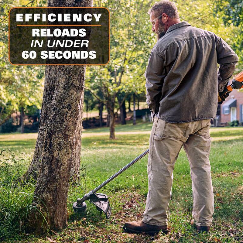 RIDGID 18V Brushless 14 in. Cordless Battery String Trimmer and Leaf Blower 2-Tool Combo Kit with 4.0 Ah Battery and Charger - R019001