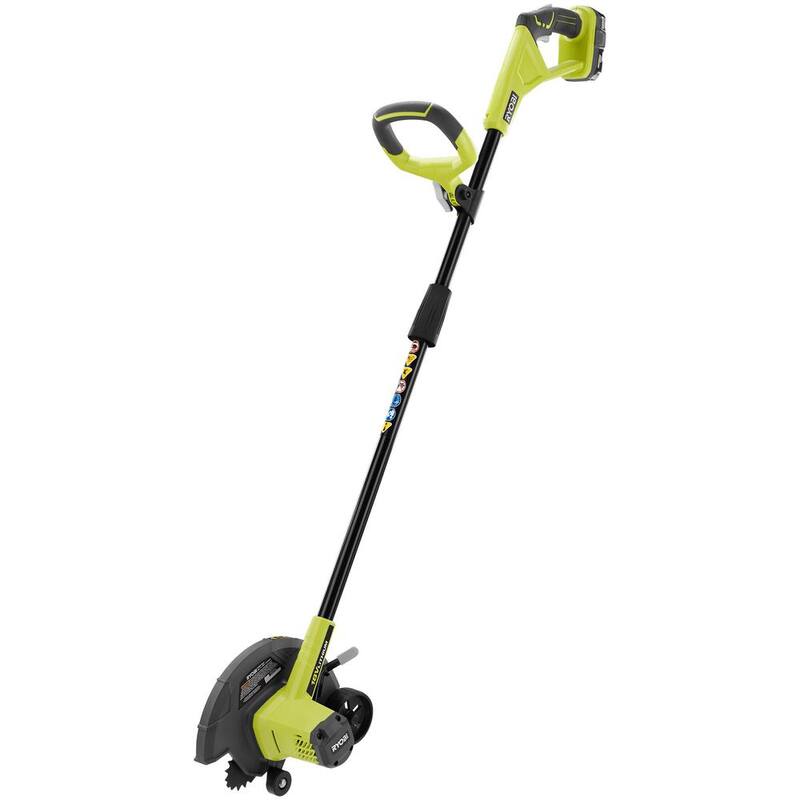 RYOBI ONE+ 18V 9 in. Cordless Battery Edger with 2.0 Ah Battery and Charger - P2310