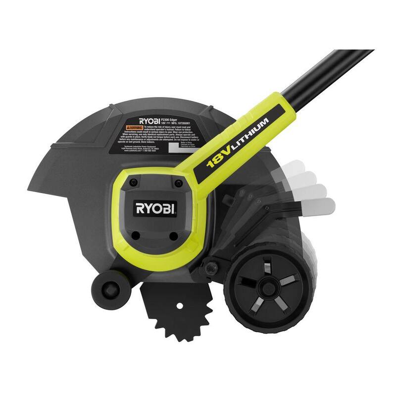 RYOBI ONE+ 18V 9 in. Cordless Battery Edger (Tool Only) - P2300BTL