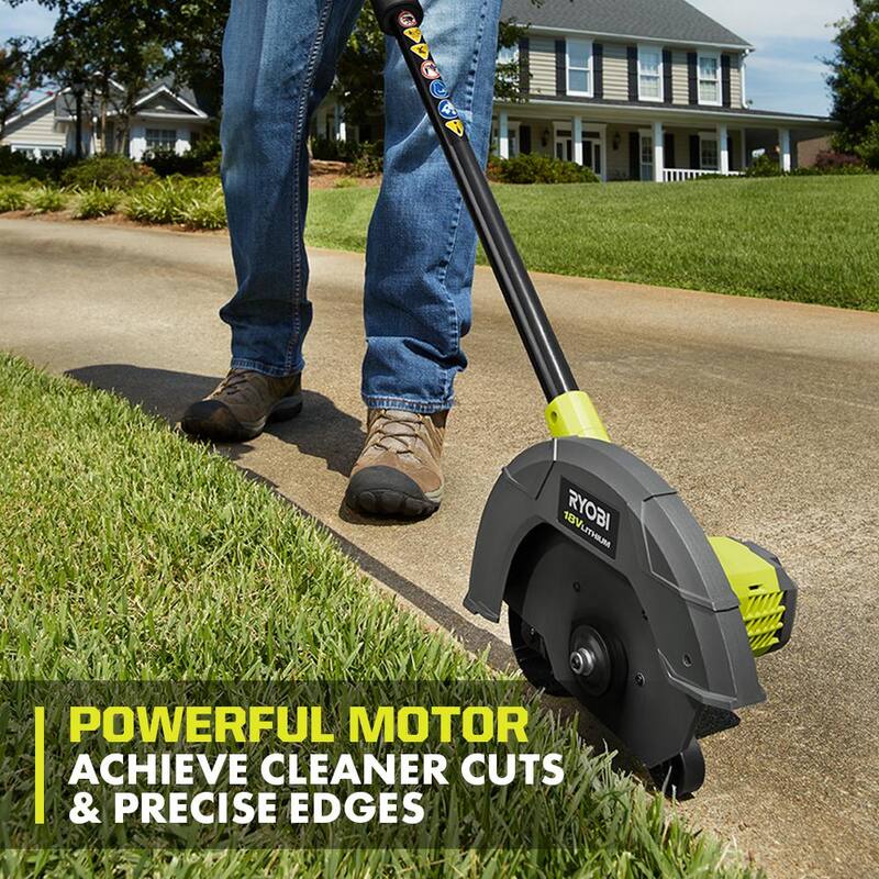 RYOBI ONE+ 18V 9 in. Cordless Battery Edger (Tool Only) - P2300BTL