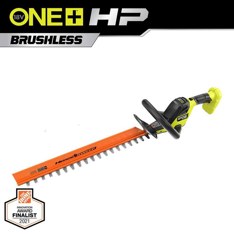 RYOBI ONE+ HP 18V Brushless 22 in. Battery Hedge Trimmer (Tool Only) - P2608BTL