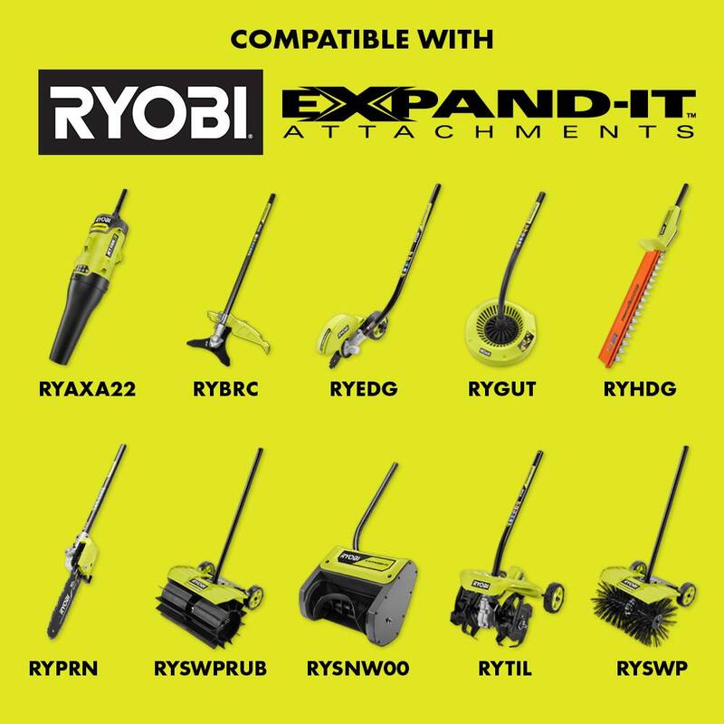 RYOBI 40V Expand-It Cordless Battery Attachment Capable Powerhead Kit - RY40PH01K