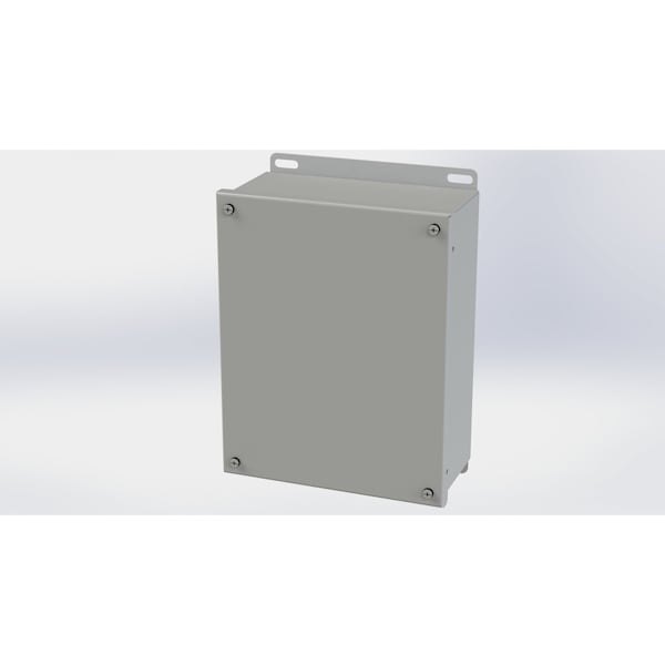 Saginaw Control & Engineering Carbon Steel Electrical Enclosures, 10.13 in H, 4 in D, 8 in W, NEMA 3R, 4, 12, 13, Screw On - SCE-1008SC