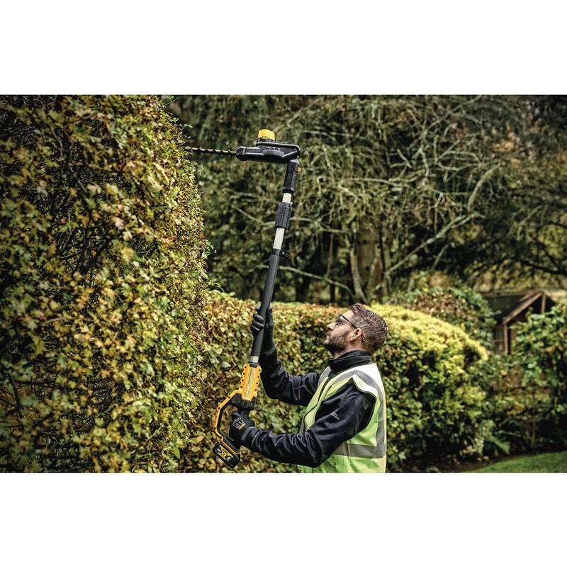 DEWALT 20V MAX 22 in. Cordless Battery Powered Pole Hedge Trimmer (Tool Only) - DCPH820B