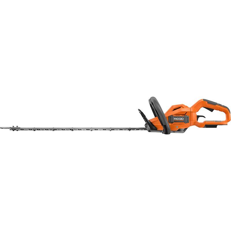 RIDGID 18V Brushless Cordless Battery 22 in. Hedge Trimmer (Tool Only) - R01401B