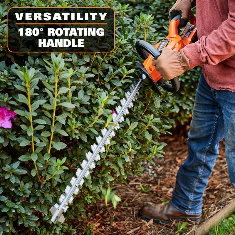 RIDGID 18V Brushless Cordless Battery 22 in. Hedge Trimmer (Tool Only) - R01401B