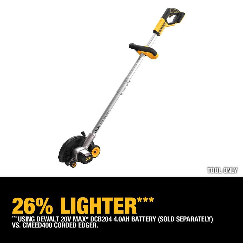 DEWALT 20V MAX 7.5 in. Cordless Battery Powered Lawn Edger (Tool Only) - DCED400B