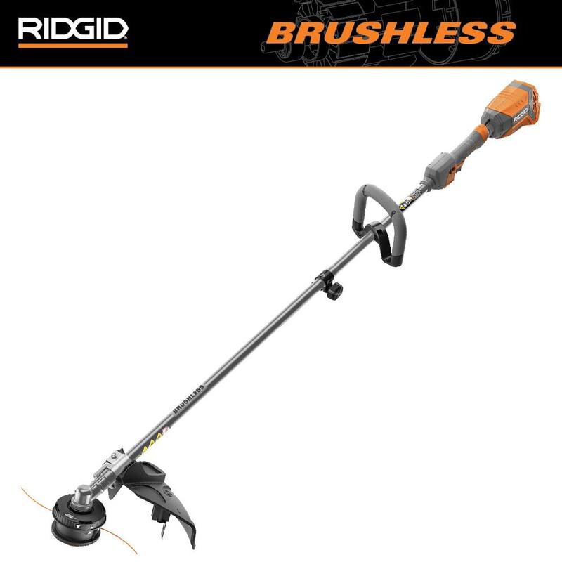 RIDGID 18V Brushless 14 in. Cordless Battery String Trimmer (Tool Only) - R01201B