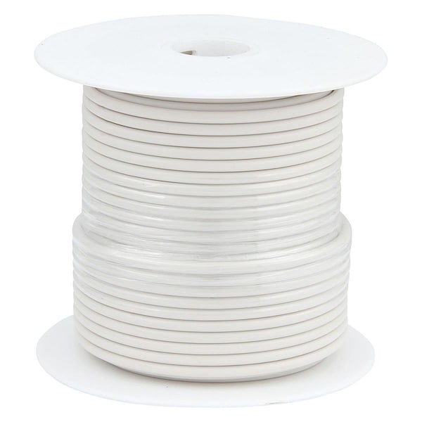 Allstar 100 ft. 20 AWG White Primary Wire - ALL76512