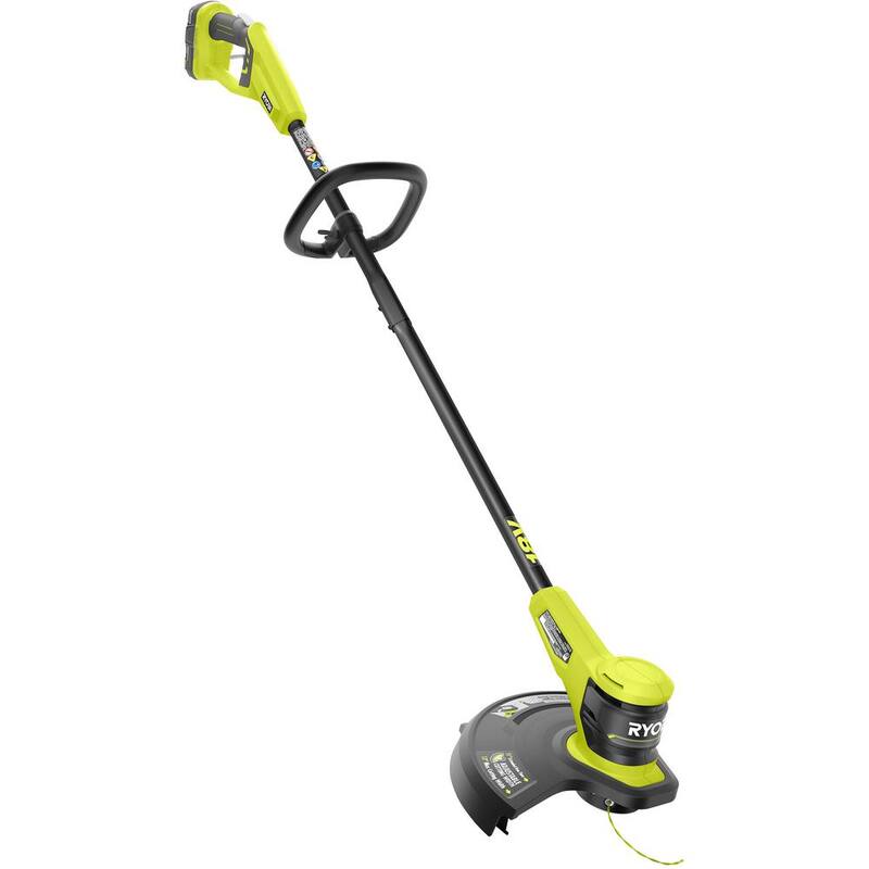 RYOBI ONE+ 18V 13 in. Cordless Battery String Trimmer with 2.0 Ah Battery and Charger - P20150