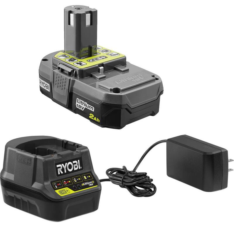 RYOBI ONE+ 18V 13 in. Cordless Battery String Trimmer with 2.0 Ah Battery and Charger - P20150