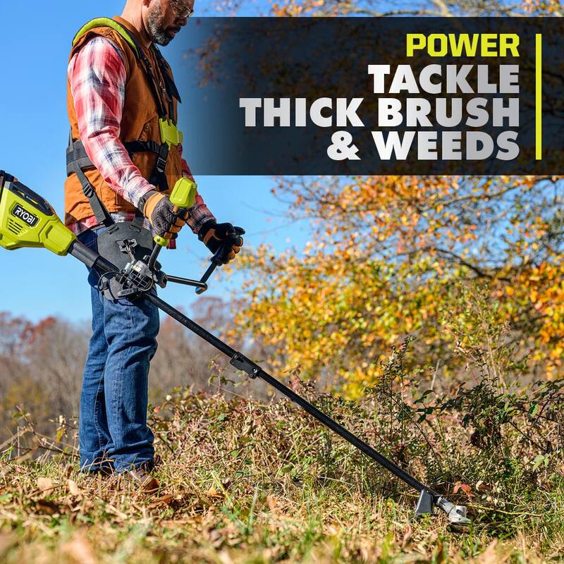 RYOBI 40V HP Brushless Bike Handle Brush Cutter (Tool Only) - RY40HPBC01B