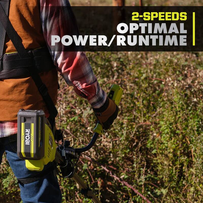 RYOBI 40V HP Brushless Bike Handle Brush Cutter (Tool Only) - RY40HPBC01B